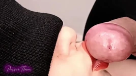 Delicious Cum Cream in My Rich Mouth
