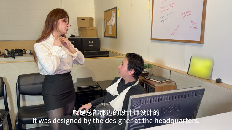 Chloe Lin: Horny Asian Lingerie Designer Chloe Lin Fuck Co-worker for Design...