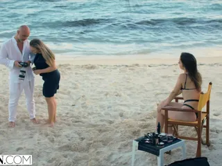 VIXEN Model Has Incredible Passionate Sex On The Beach