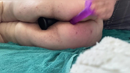 Real homemade BBW BBC porn: Bbwbootyful sólo sexuální hračka dvojitá penetrace, stimulace mého klitorisu