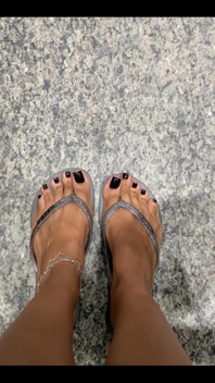 New Black Pedicure