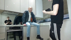 Gaybareback: Webcam - sesión de porno follada a pelo por flaco de...