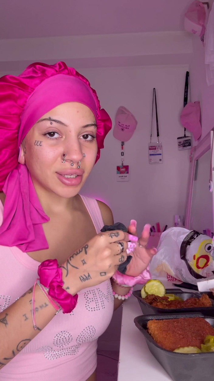 Nali Marie: Spicy Food Mukbang Overeating Facestuffing Petite Girl Eating Hot Food...