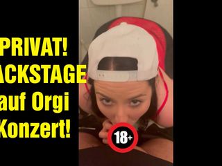 Emma Secret: Private! Backstage at the Orgi Concert!