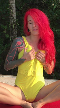 Topless Sunbaths Are Very Important for a Good Start of a Day