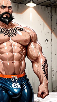 Ai gay muscle men com grandes protuberâncias