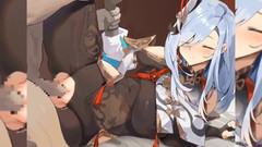 Velvixian_2D: Shenhe leg up missionarsstellung