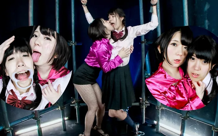 Japan Fetish Fusion: Intimate Face Licking Bondage - Mio and Reina's Sensual Lesbian Bond