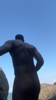 Exhibitionism on the Beach 10 Inches Dick BBC