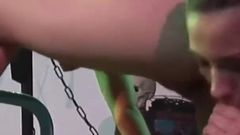 Lucky guy and his friend dominated by their mistress