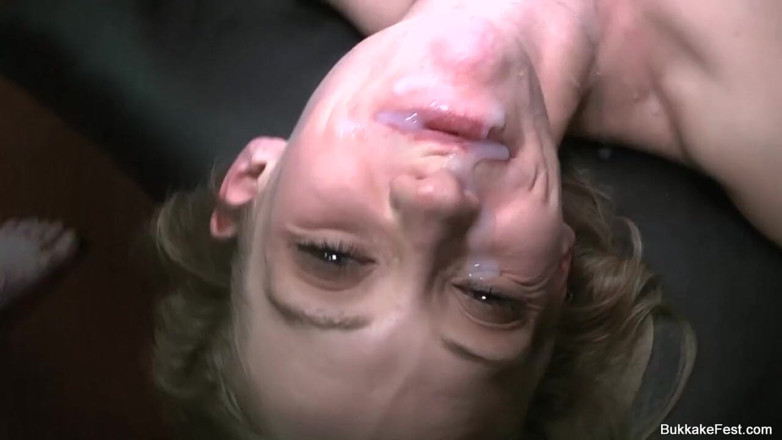 Bukkake Fest: Ava dan Jakki Louise - Gangbang