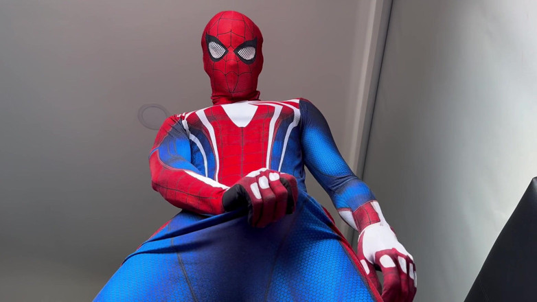 Andcristiann: Peter Parker? Horny Spiderman Shoots Webs of Semen