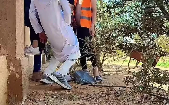 Arab gay sex: Outdoor Orgy