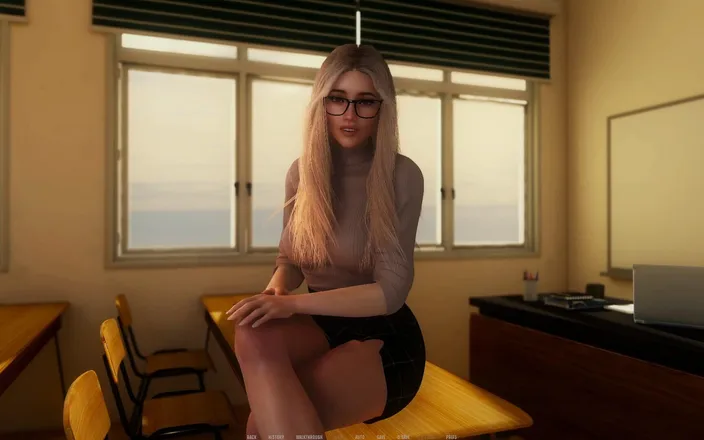 Naughty gameplays: Desirium 02 - Gets a Boner Watching Horny GF Playing with His...