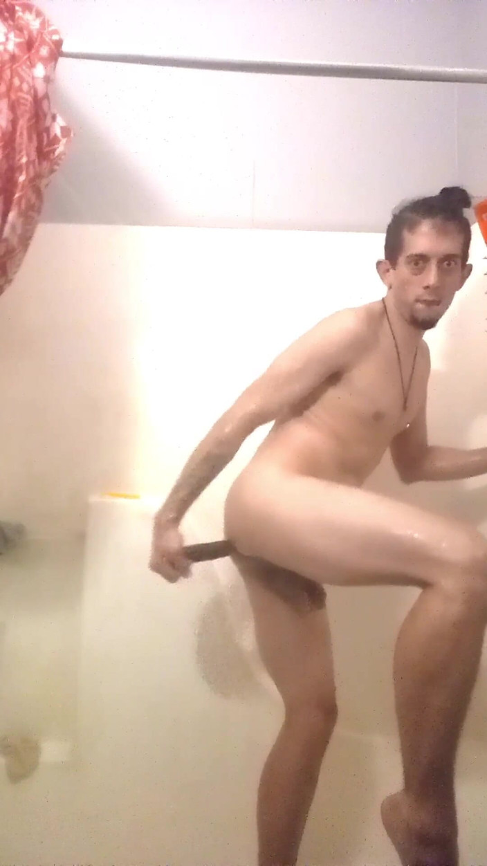 Magnumxlcody: Biseksuele man gebruikt een dildo en denkt dat hij een...