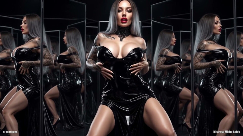 Goddess Misha Goldy: Pengamatan Diri: Malam Ini Kamu Akan Onani Sambil Melihat Dirimu...