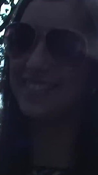 Sexy Brunette Teen Kattye Flashing Boobs and Pussy at the Park