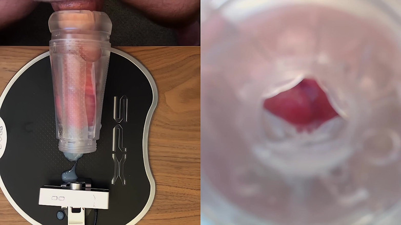 NakedFoxx: 双摄像头Fleshlight性爱和激烈高潮：内射史诗高潮！