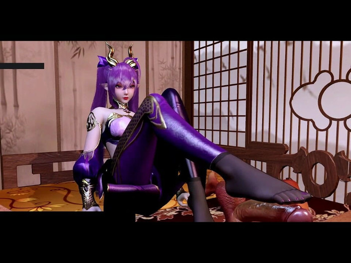 X Hentai: 3D Curves Glow: Booty Girl Unchained - Hentai Animacja 3D