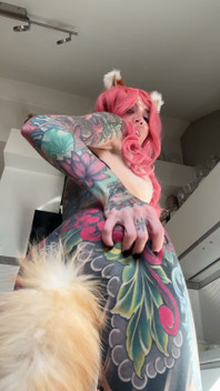 Pink Ears and Tattoos Look so Good on You