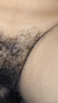 Stepmom Giving Foot Job Then Fucking Her Hairy Pussy