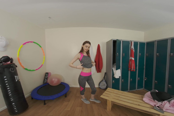 ZexyVR: Kourtney E - Lockerroom Libido