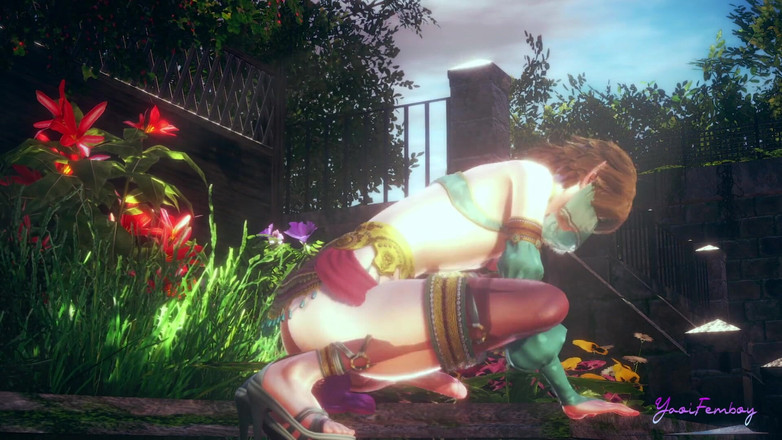 Yaoitube: Zelda Yaoi Femboy - Link Anální dildo (necenzurováno)