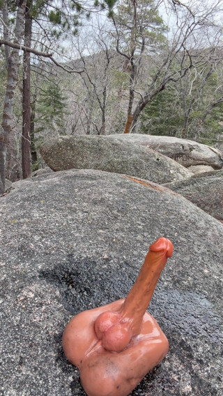 Footboy: Pink Toe Dildo Footjob
