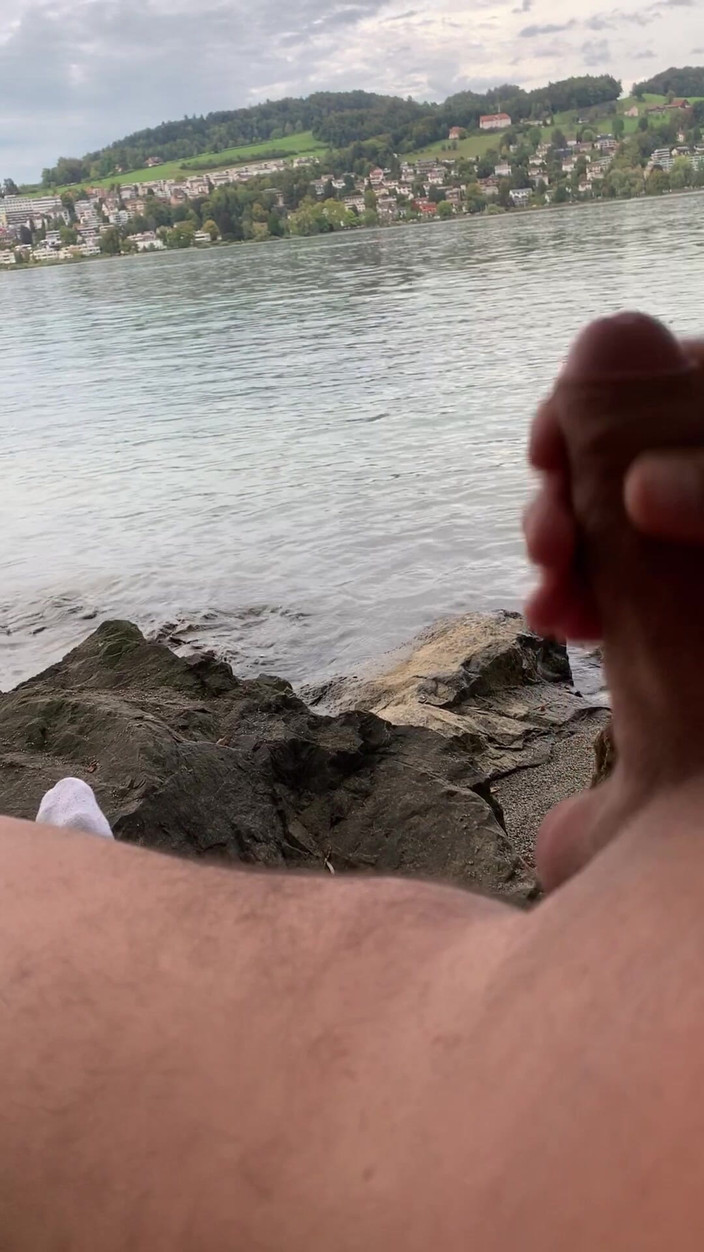 Jake vandall: Young Solo Jerk at Lake