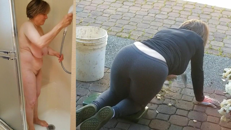 MarieRocks: Curvalicious GILF works her sexy ass off