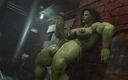 Divide XXX: Amazonium3d - Ela Hulk Smash