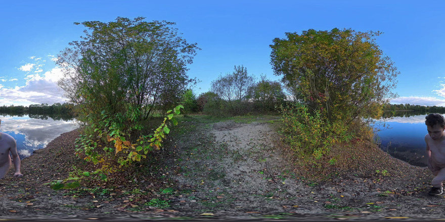 Outdoorboy5: Teen Komplett Nackt an Einem See