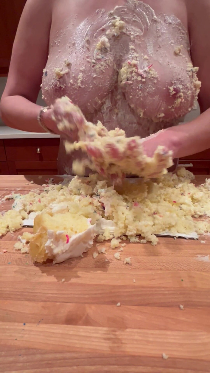 MidnightTease: Step Mom Ruins Birthday Cake with Her Huge Tits