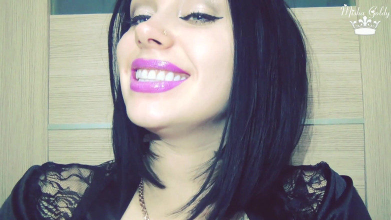 Goddess Misha Goldy: Labios y besos