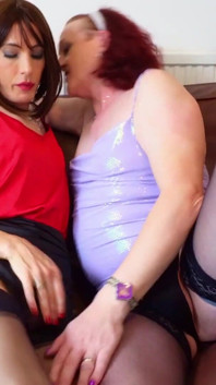 Tgirl pár šuká