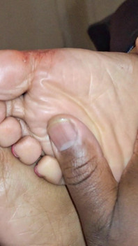 Krystal Stops by Footman's Home for Her Foot Worship Experience 4K HD
