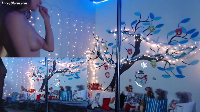 Lacey Bloom: स्टॉकिंग में लाइव शो पोल डांस 11:04