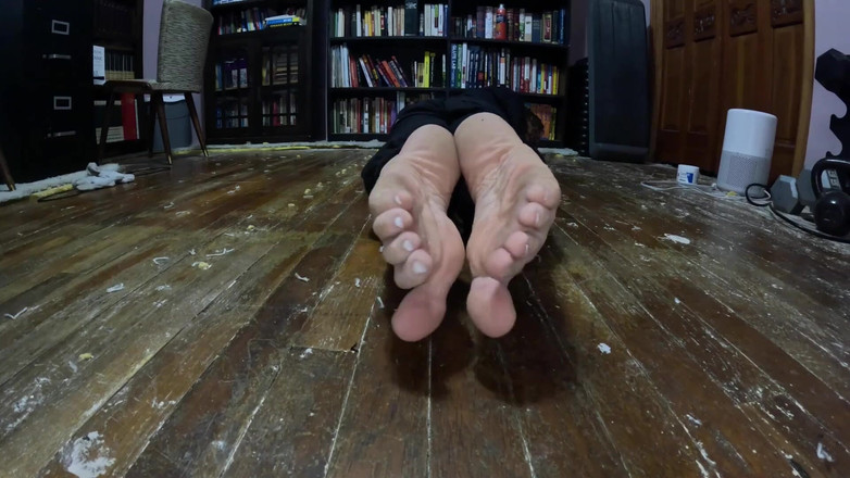 Mr Dimples: 발바닥에 사정하는 마스터 - 발 JOI