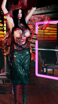 3D Big Boobs Cosplay Stripper Dance for You and Cum in Her Mouth