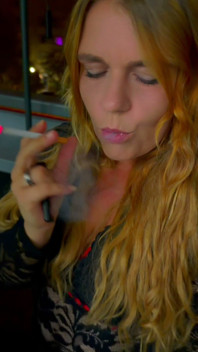 Smoking at My Balcony Smoking a Marlboro Red 100s