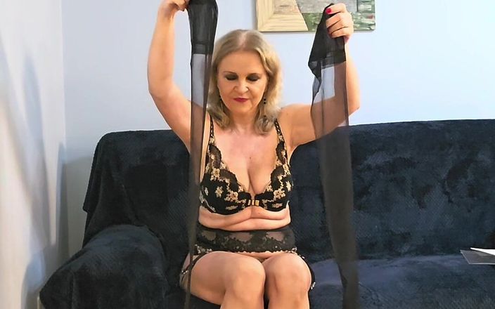 Misses_Jenny: Sexy Gift - Black Nylon Stockings