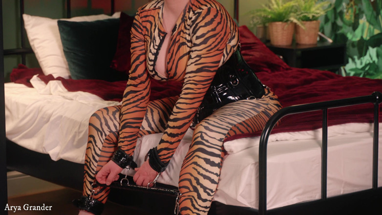 Arya Grander: Submissive MILF in spandex