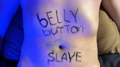 Navel fans: Belly Button Slave. Navel Cleaning.