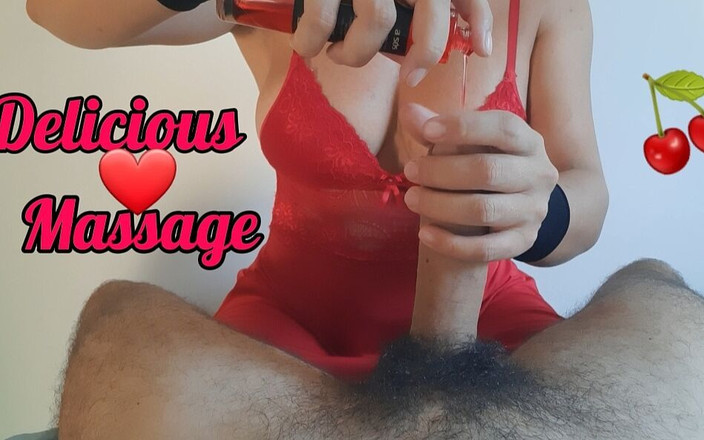 crazydesire: その1 強烈な手コキとたっぷりのオイルで美味しそうにヌルヌルに。