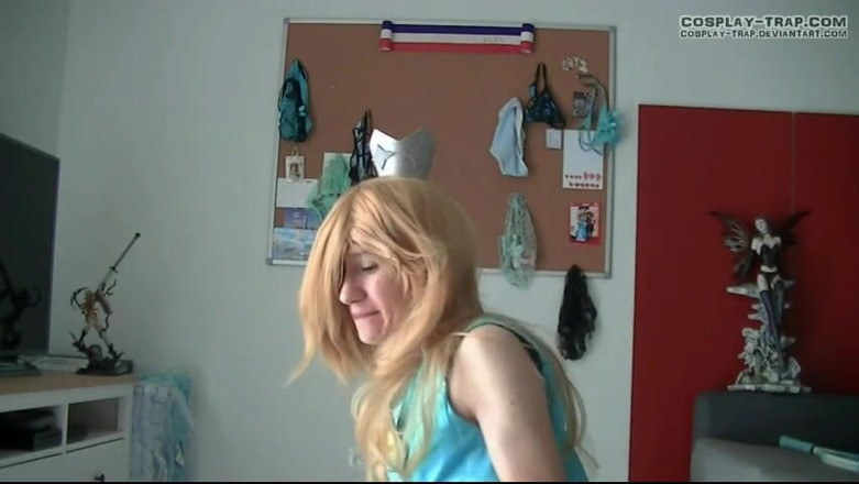 RosalinaxGirl: Crossdress calcinha e show anal