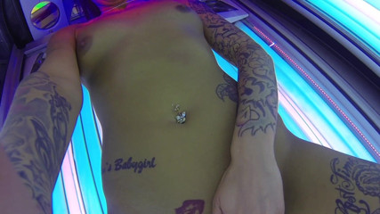 Adam & Eve: Inked and redhead beauty is pleasuring herself