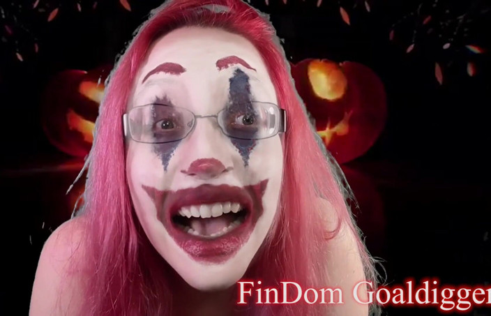 FinDom Goaldigger: Halloween balls cutting