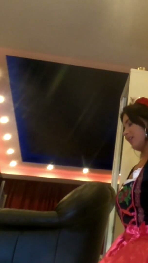 Ignoring Handjobs: Cumming on Oktoberfest Girl in Dirndl After Slow Edging Handjob...