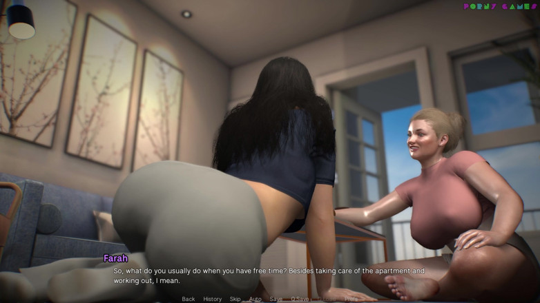 Porny Games: 백인 거품의 친절한 주부 - 섹시한 쇼핑을 즐기는 음란한 이웃, 섹시해 보려고 4