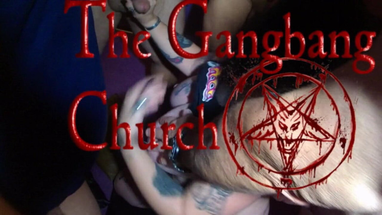 The Gangbang Church: Bad Girl Lynn's First Gangbang at the Gangbang Church